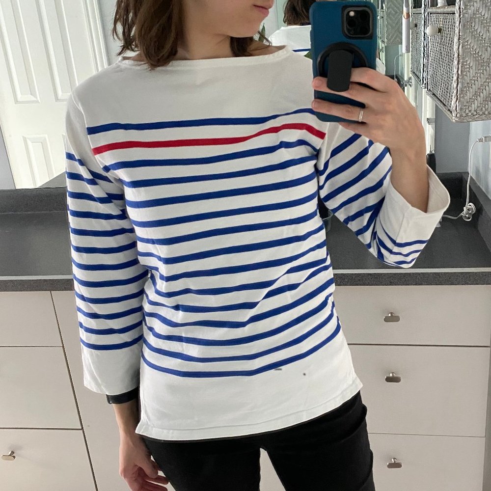 NWOT Saint-James Breton stripe sailor shirt